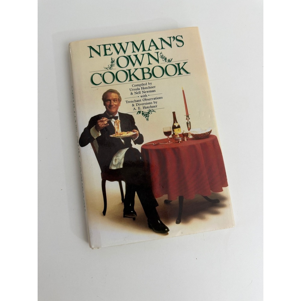 Newman's Own Cookbook Paul Newman First Edition Hardcover 1985 (Autographed)